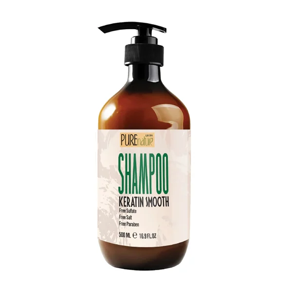 شامپو بدون سولفات پیور نیچر  مدل Keratin Smooth - Image 1