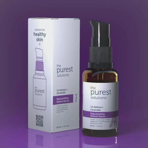 سرم رتینول پیورست سولوشن مدل retinol %1 + ceramide حجم 30ml - Image 2
