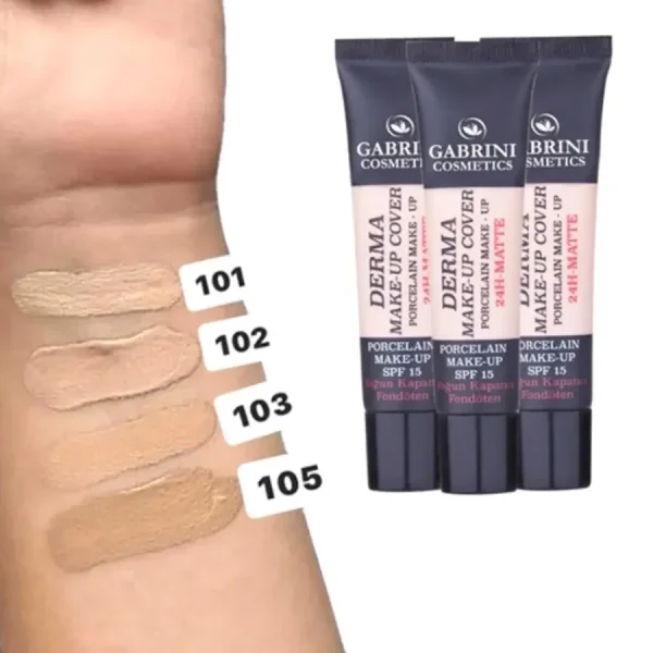 کرم پودر مات گابرینی 24 ساعته مدل Derma - Image 4