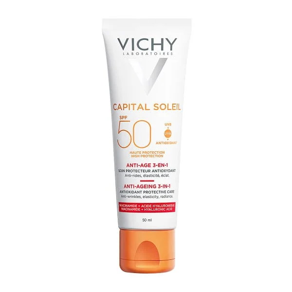 کرم ضد آفتاب ضد چروک ویشی SPF 50