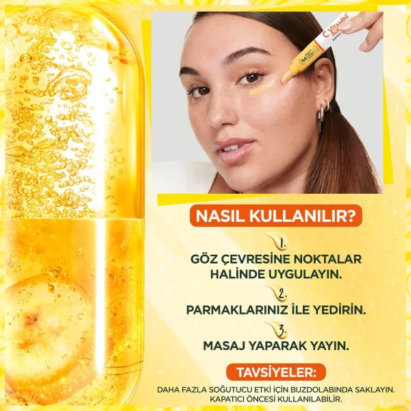 سوپر سرم آبرسان ویتامین سی Garnier - Image 4
