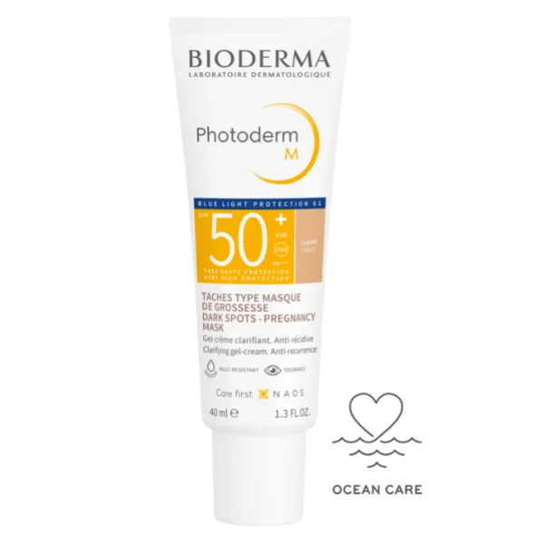 خرید ضد آفتاب ضد لک بایودرما Photoderm M رنگ روشن