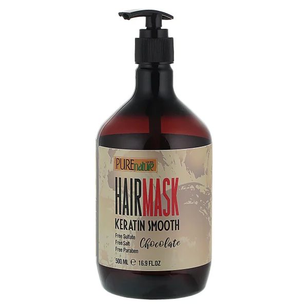ماسک مو بدون سولفات پیور نیچر  مدل Keratin Smooth - Image 1