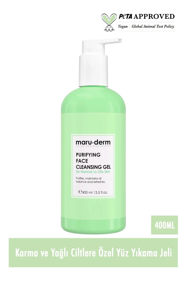 ژل شستشو پوست چرب مارودرم مدل Purifying حجم 400ml - Image 2