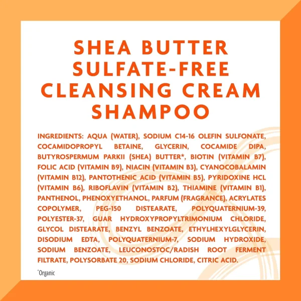 شامپو موی فر کانتو حاوی شی باتر Cantu Shea Butter Shampoo - Image 4