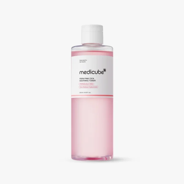 تونر تسکین دهنده و روشن کننده سیکا مدی کیوب Medicube Pdrn Pink Cica Soothing Toner - Image 1