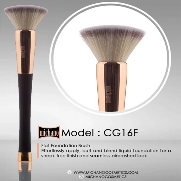 براش کرم پودر میچانو مدل buffing brush  - کد CG16F - Image 4