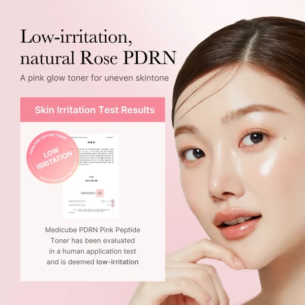 تونر تسکین دهنده و روشن کننده سیکا مدی کیوب Medicube Pdrn Pink Cica Soothing Toner - Image 4
