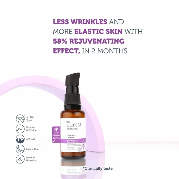سرم رتینول پیورست سولوشن مدل retinol %1 + ceramide حجم 30ml - Image 4