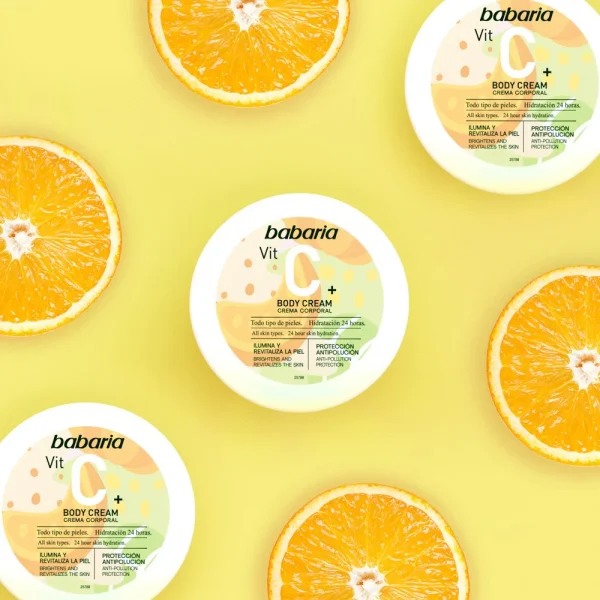 کرم بدن ویتامین سی باباریا روشن کننده Babaria Vitamin C - Image 2