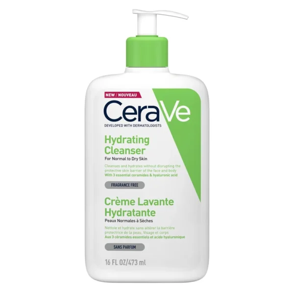 ژل شستشو سراوی پوست نرمال تا خشک 473 میل CeraVe Hydrating Cleanser
