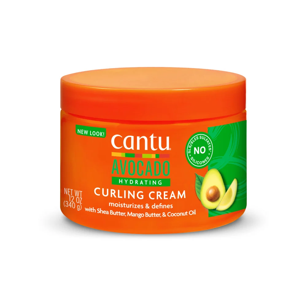 کرم فر آووکادو کانتو مدل Avocado Hydrating Curling Cream حجم ۳۴۰ گرم