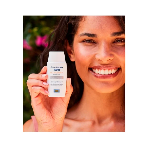 ضد آفتاب اکتیو یونیفای ایزدین بی رنگ SPF50 - Image 2
