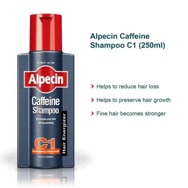 شامپو ضد ریزش آلپسین سی وان کافئین دار (Caffeine C1) - Image 2