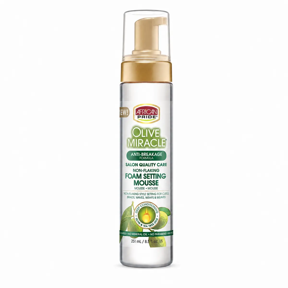 موس مو آفریکن پراید زیتون Olive Miracle حجم ۲۵۱ میل