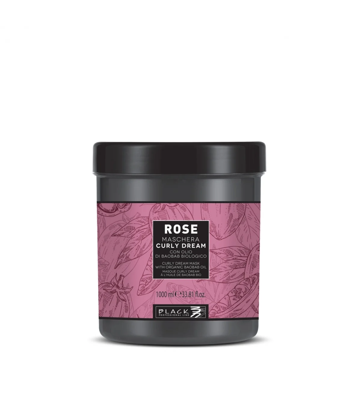 ماسک موی فر داخل حمام بلک پروفشنال مدل ROSE حجم 1000میل